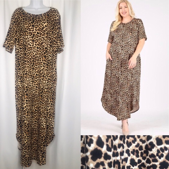 LAST 1 Boutique NWT Plus Maxi Leopard 1x 2x 3x - Picture 5 of 7